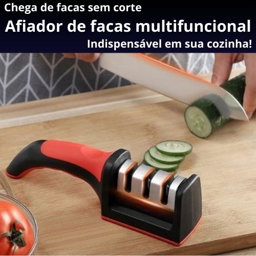 Afiador de Facas Multifuncional