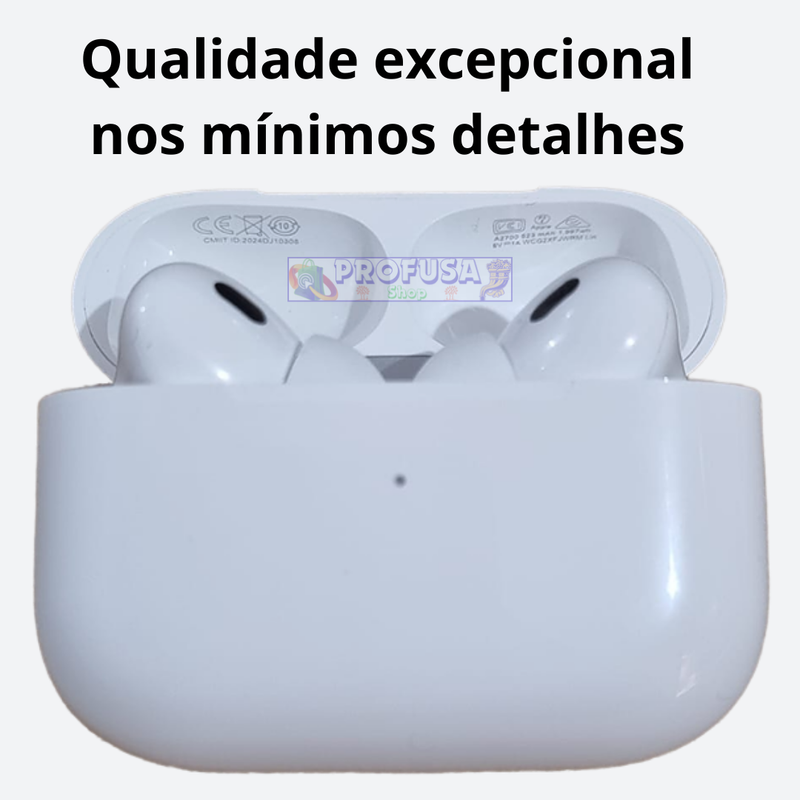 Fone de ouvido Bluetooth Premium - Compatível com A!rP@ds Pro 2